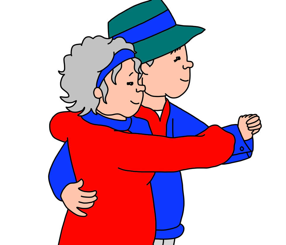 Grandma and Grandpa Dancing Romantically Together by ThomasCarr0806 on ...