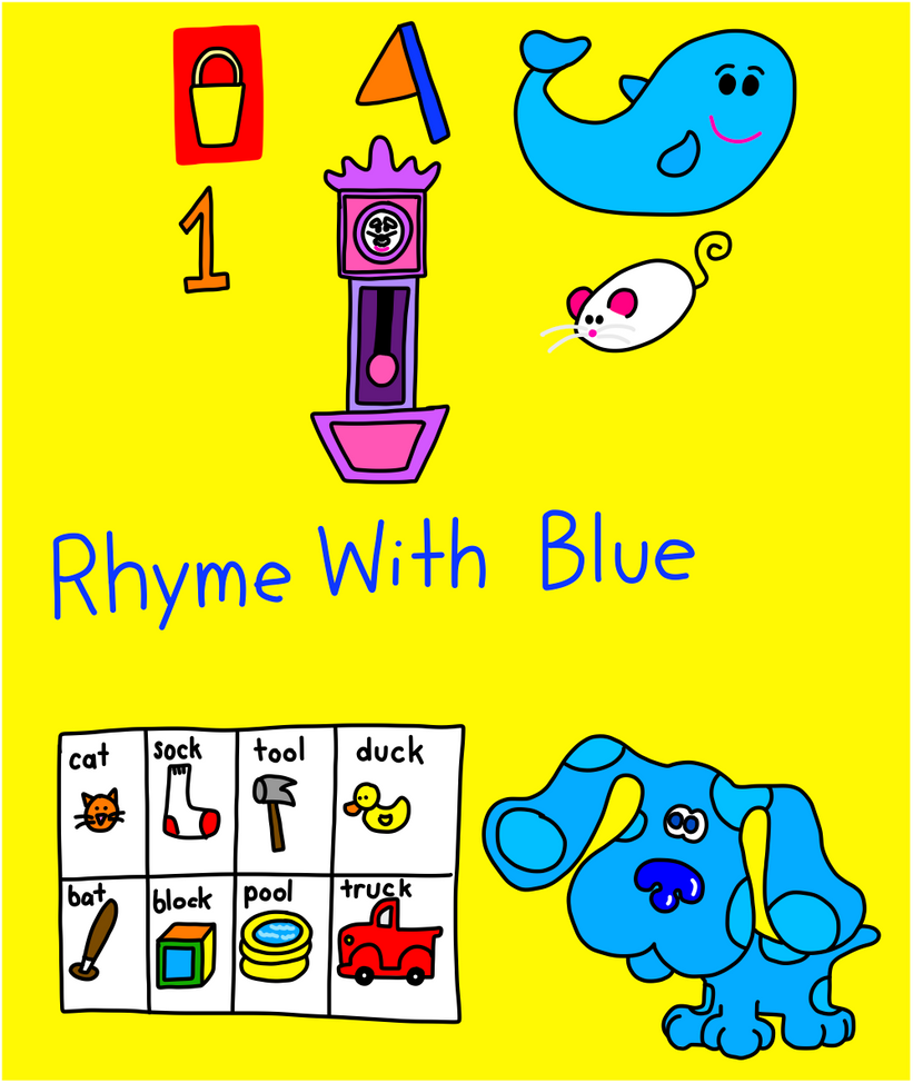 Rhyme With Blue VHS by ThomasCarr0806 on DeviantArt