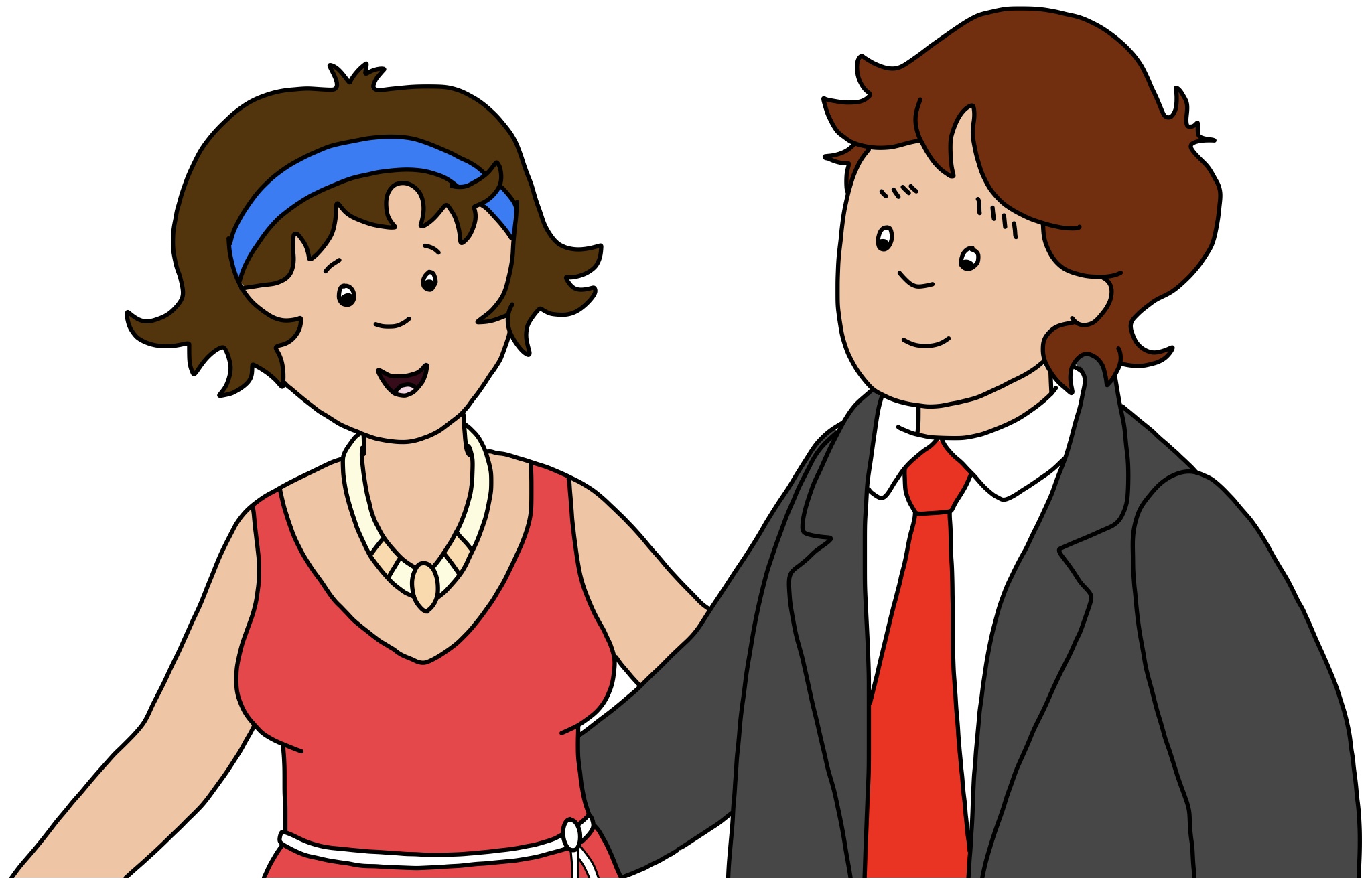 Caillous Mommy and Daddy Holding Each Other by ThomasCarr0806 on DeviantArt