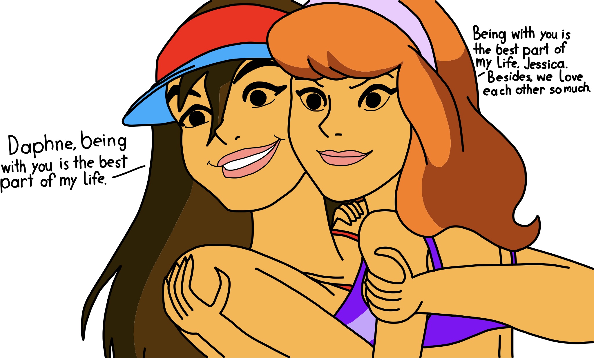 Daphne and Jessica Love When Theyre Together by ThomasCarr0806 on