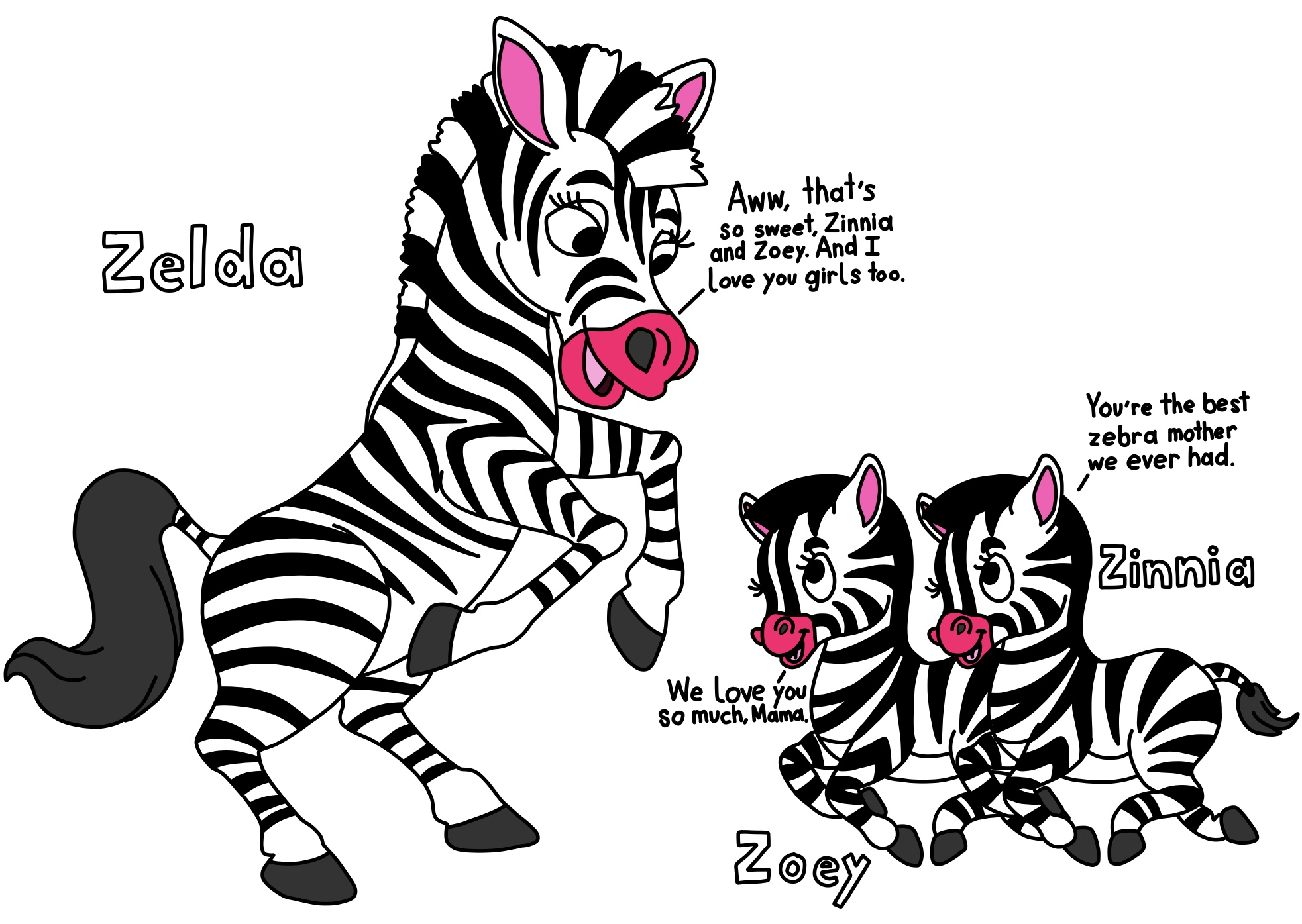 EM様御専用 ブラジリアン Lenny ZEBRA and white OP Zelda, Zoey, and Zinnia Zebra by ThomasCarr0806 on DeviantArt