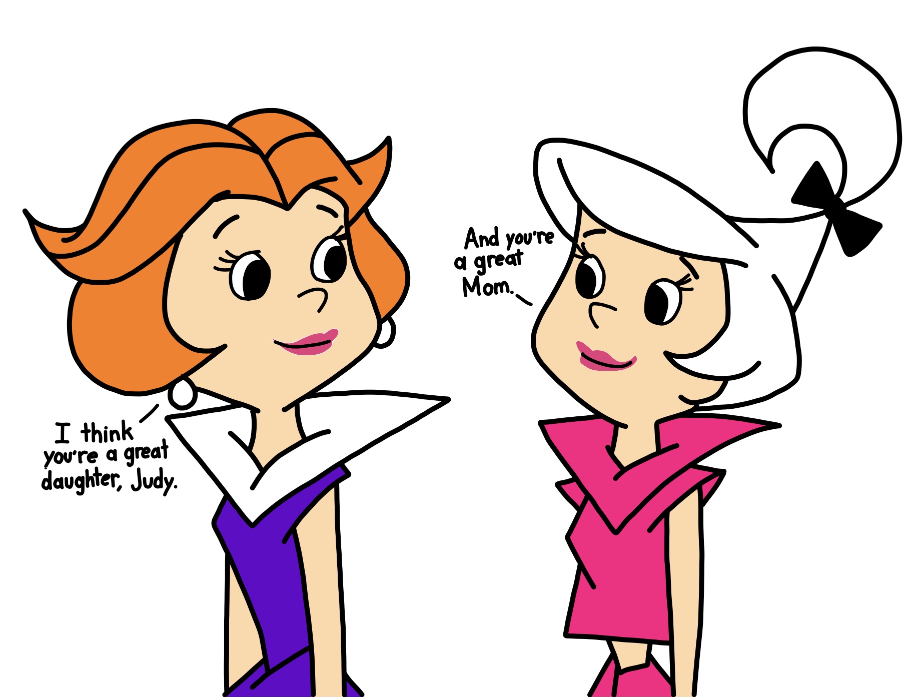 Jane And Judy Jetson Love Each Other So Much By Thomascarr0806 On