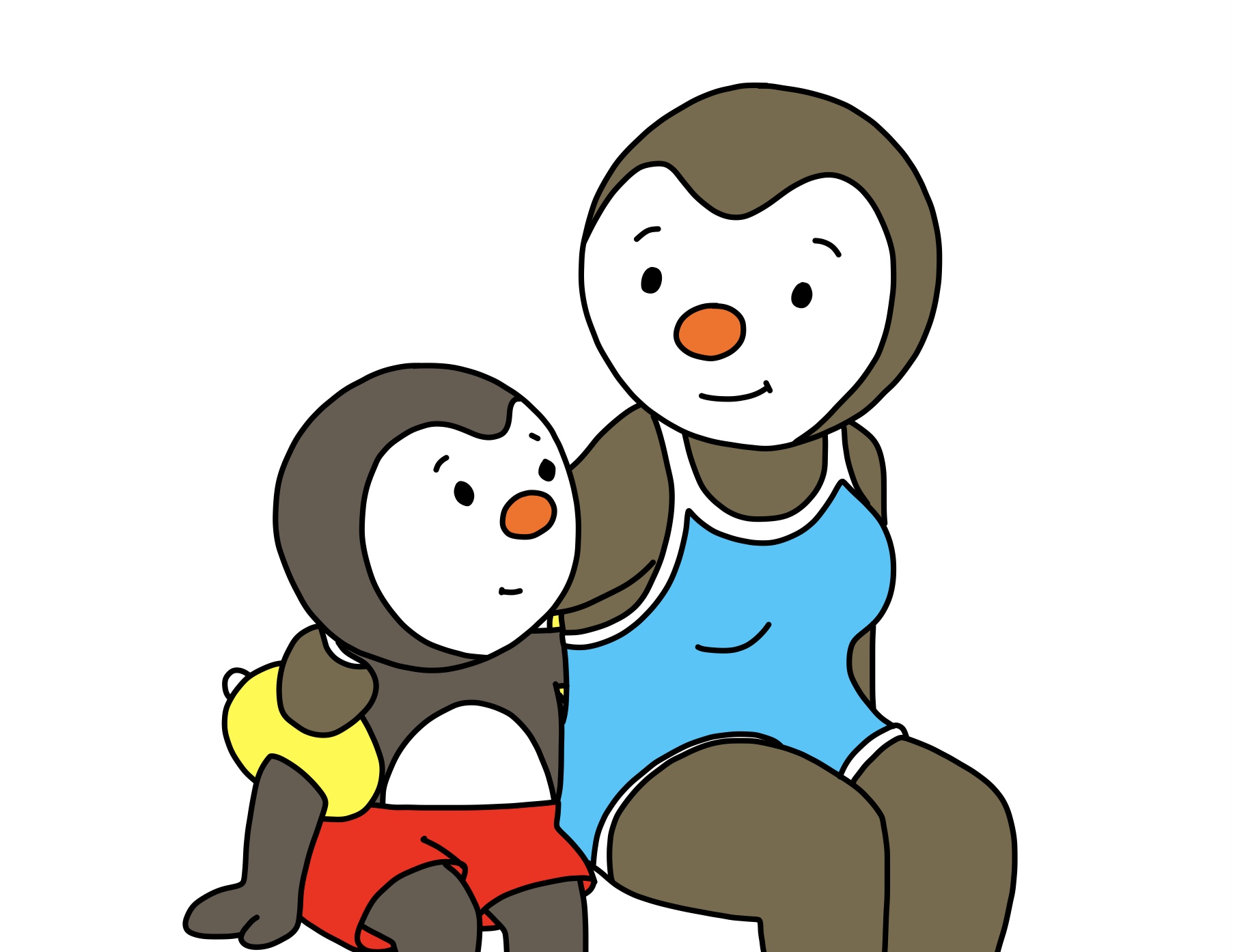 Charley and His Mommy Hold Each Other by ThomasCarr0806 on DeviantArt