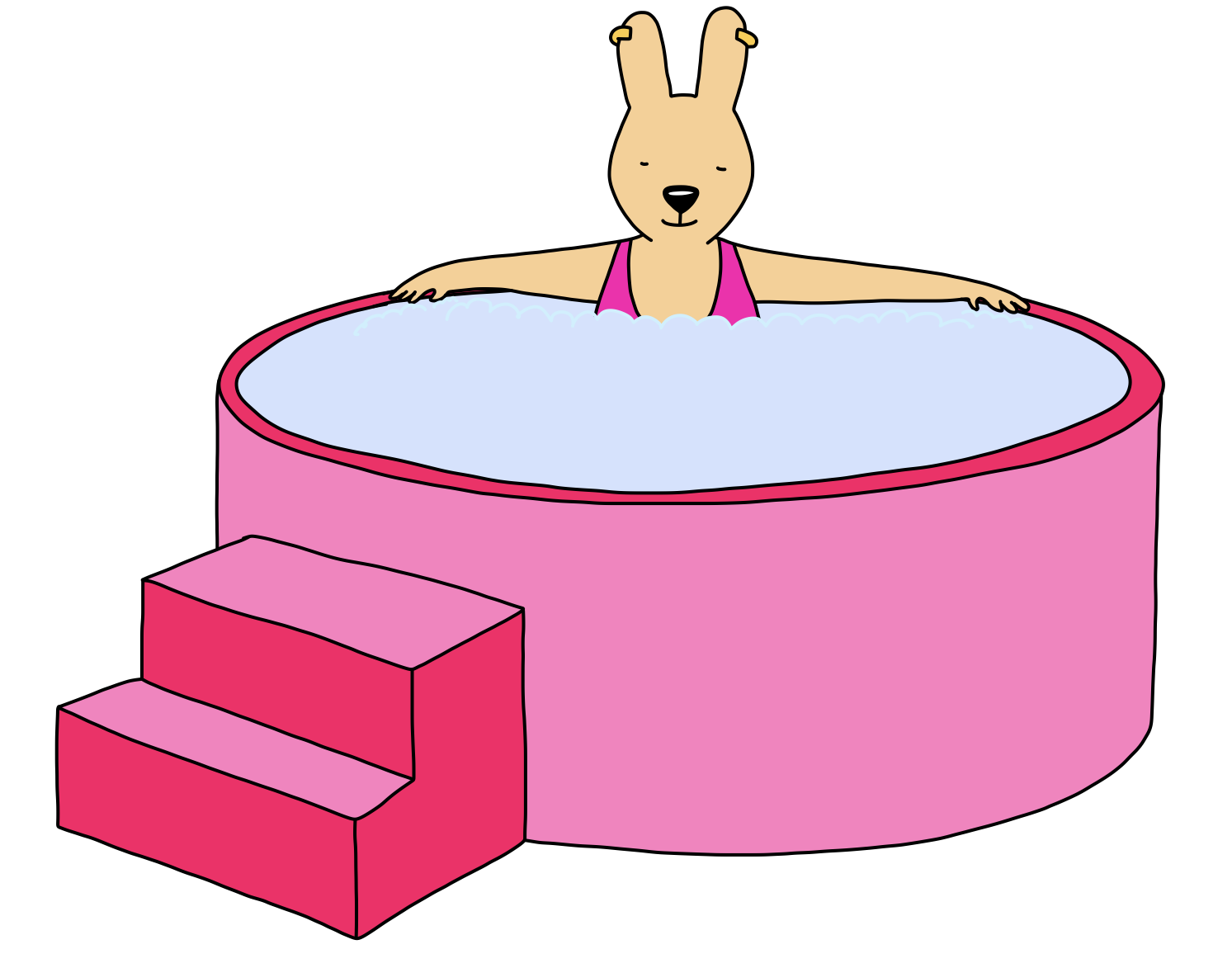 Milos Mom Relaxing In Her Refreshing Hot Tub By ThomasCarr0806 On
