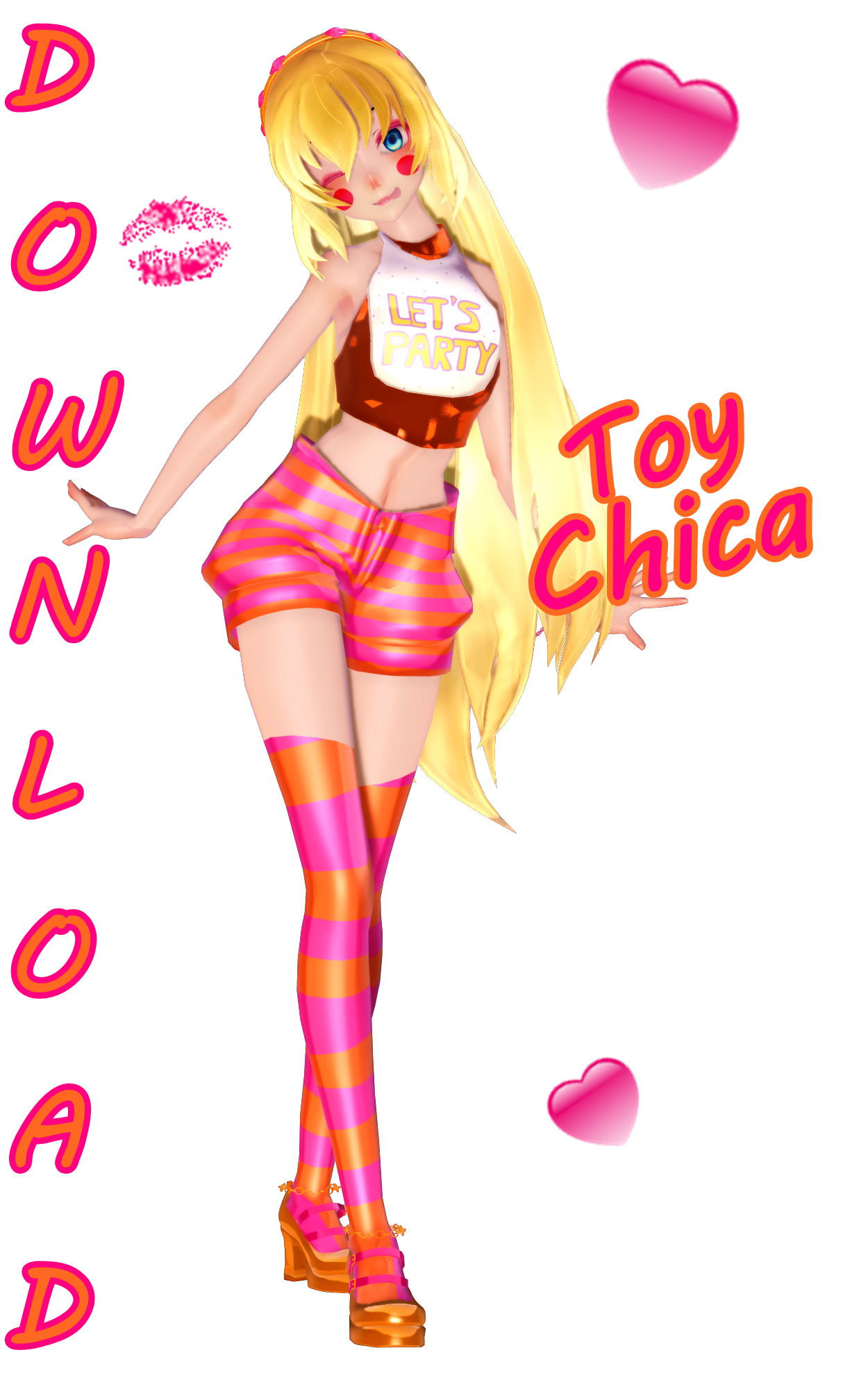 [MMD FNAF] -DL- Toy Chica