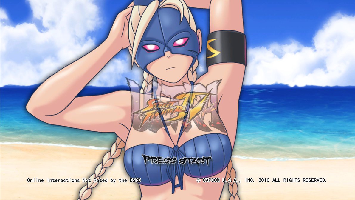 Decapre Bikini Title Screen