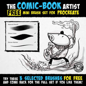 Sets of Free Procreate Brushes - Free Illustration