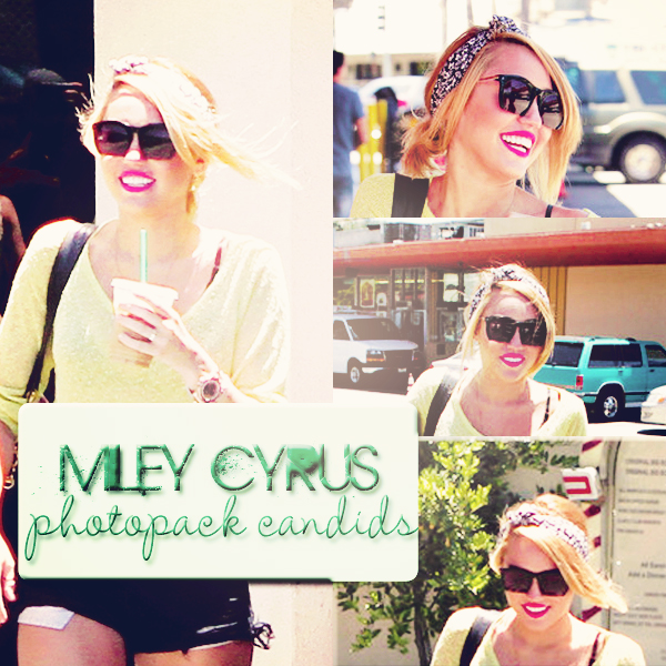 ~Miley Cyrus candids