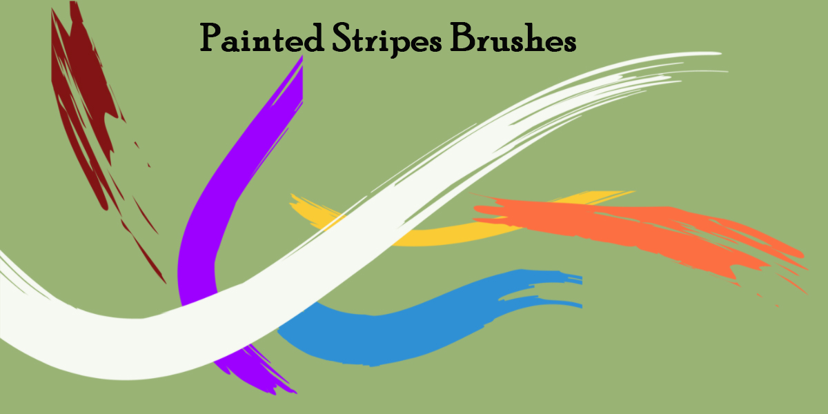 Painted Stripes Brushes