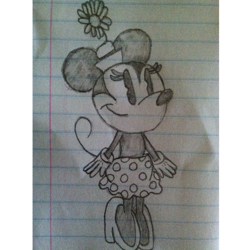 Minnie Mouse Sketch By Sonicboyant On Deviantart