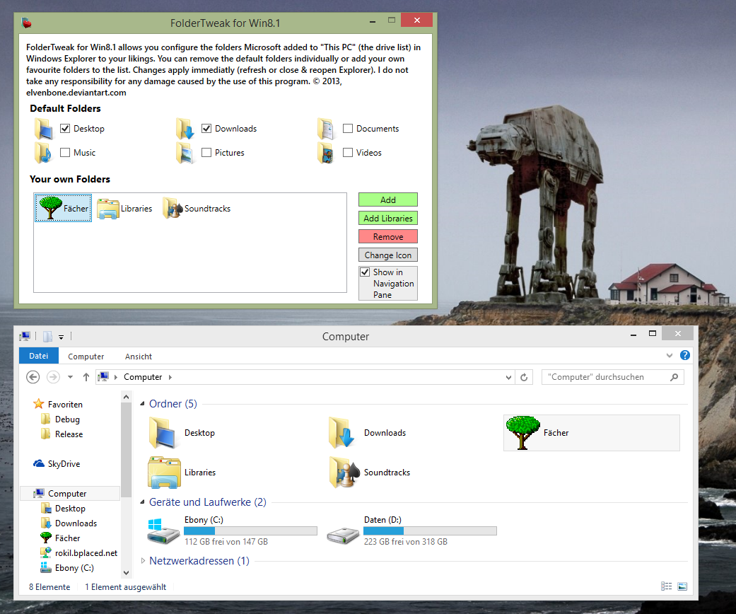 FolderTweak for Win8.1