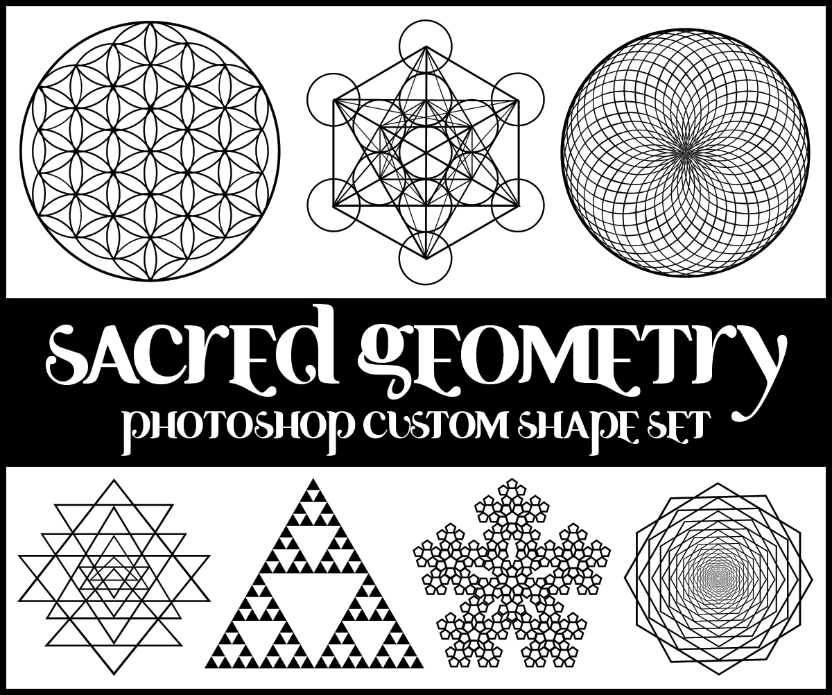 Sacred Geometry Custom Shapes by merrypranxter on DeviantArt