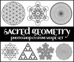 Sacred Geometry Custom Shapes by merrypranxter
