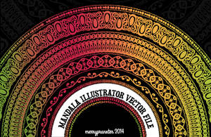 Original Mandala AI Vector File, de merrypranxter