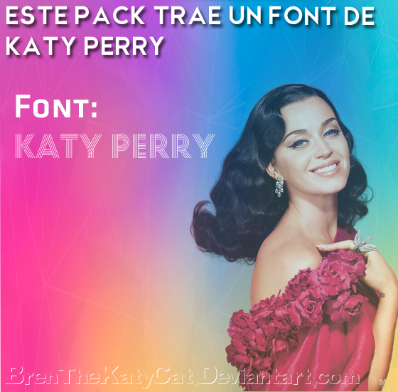 Katy Perry Font-Prism