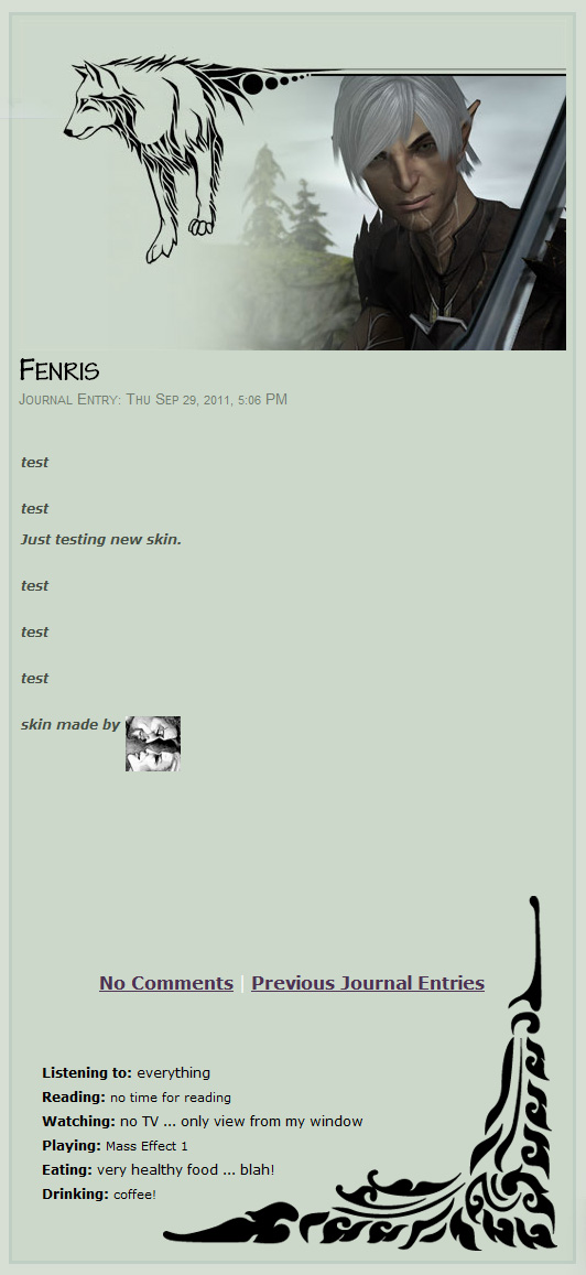 Fenris green theme by yuhime