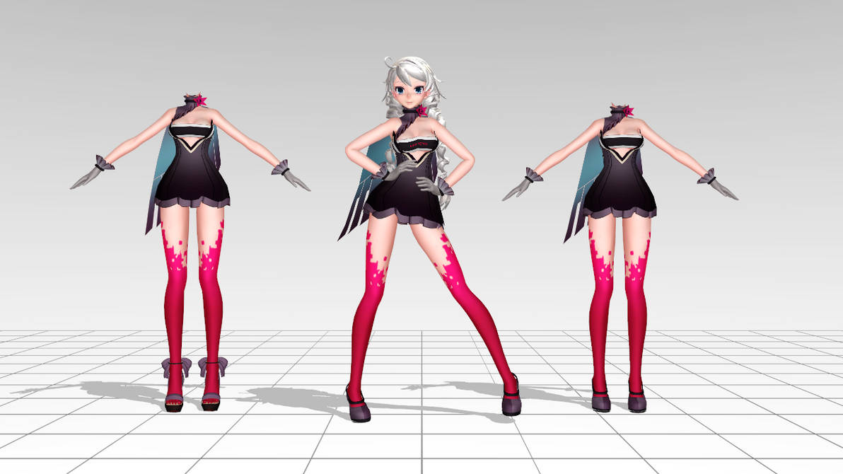 MMD Model+Outfit DL by AzaleaMMD on DeviantArt