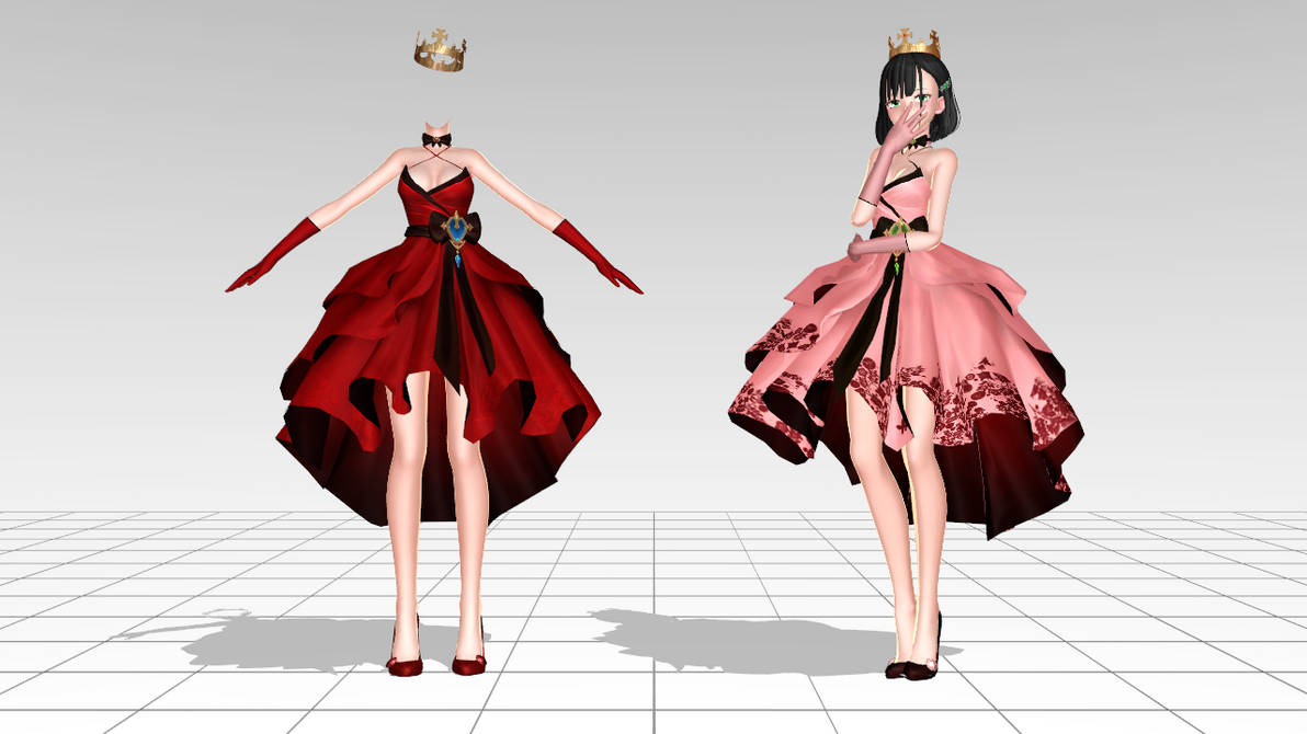 Model Outfit Dress DL by AzaleaMMD on DeviantArt