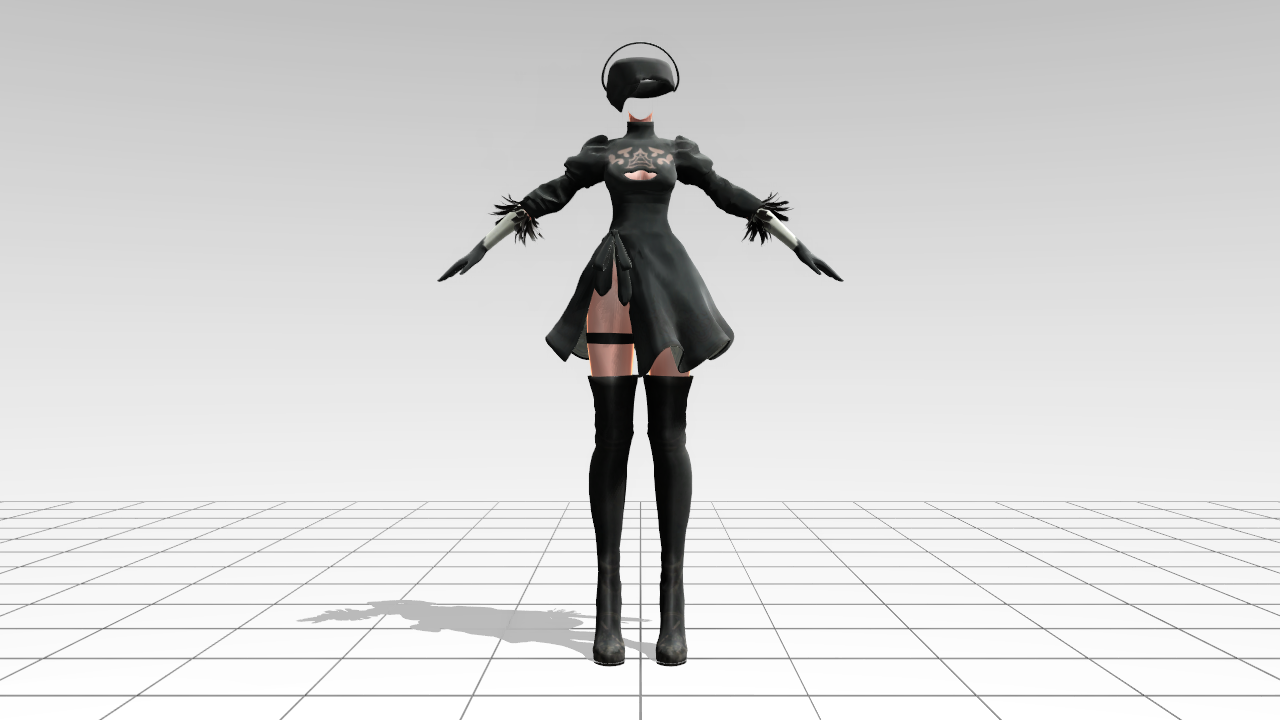 MMD Outfit Yorha 2b Z DL by AzaleaMMD on DeviantArt