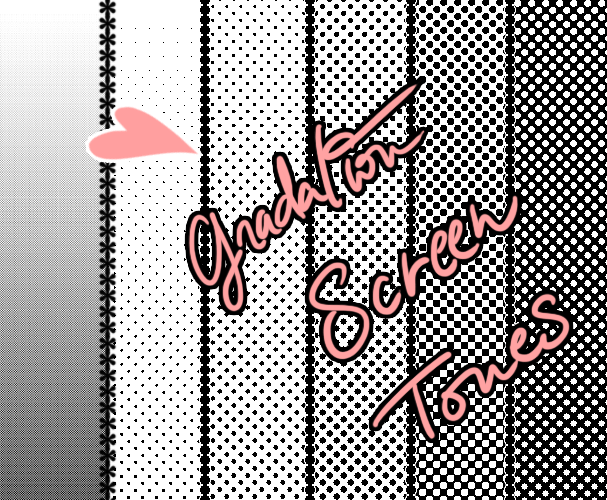 Free Gradation Screentones for manga etc by botanycameos on DeviantArt