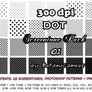 Free resource - 300dpi Screentones - DOT pack