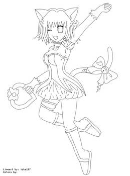 Mew Ichigo Lineart