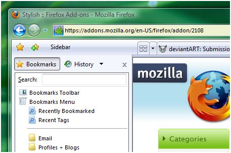 Firefox in Vista Font Family