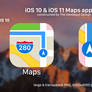 iOS 10 and 11 Maps App Icon Bundle (Large PNGs)