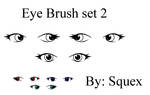 Anime eye brush set2