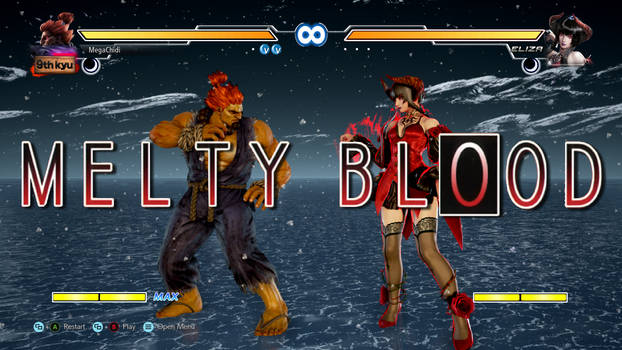 Tekken 7 Melty Blood style Lifebar and Meter+Moons