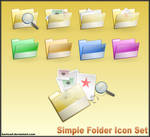 Simple Folder SVG Icon Set by bartoszf