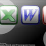 Excel, Word and Powerpoint ico