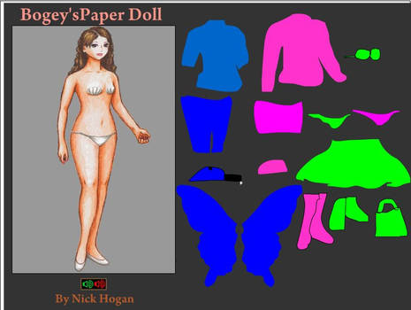 Bogey's paper doll