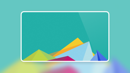 retro on minimalist wallpaper