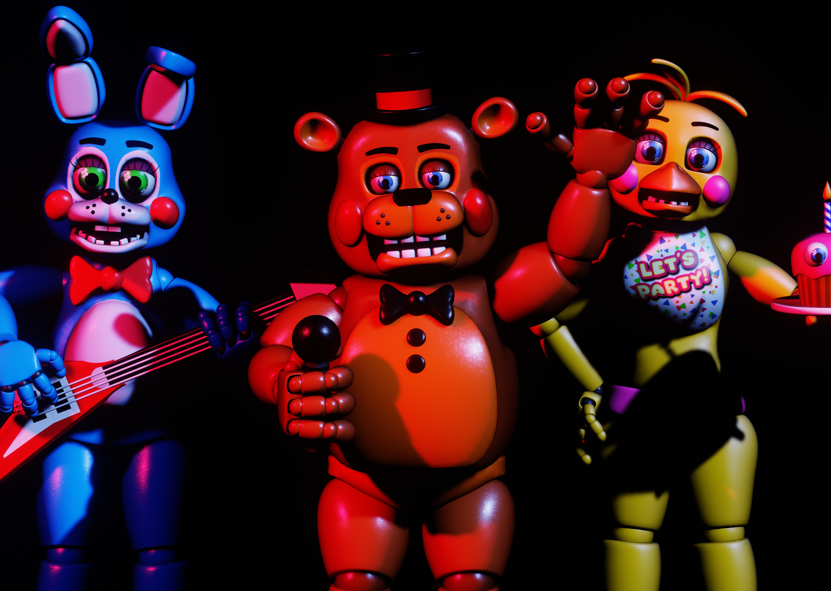 C4D FNAF  The Happy Animatronics by Tinar25 on DeviantArt