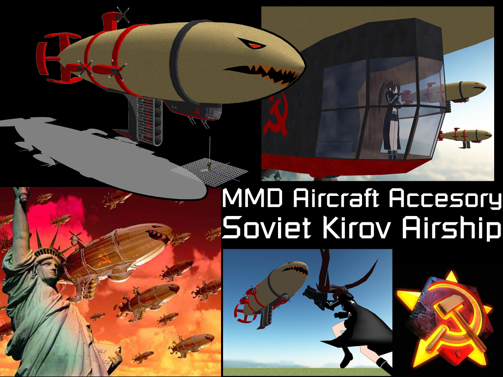 MMD Aircraft Accessory - Soviet Kirov Airship by RaidenRaidenRaiden on ...