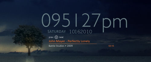 All text clock by morningseven on DeviantArt