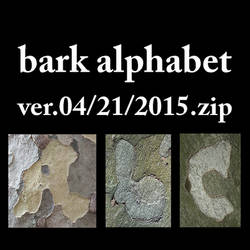 Bark Alphabet#04.21.2015