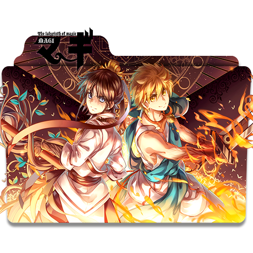 Free: Anime Icon , Magi The Kingdom of Magic illustration