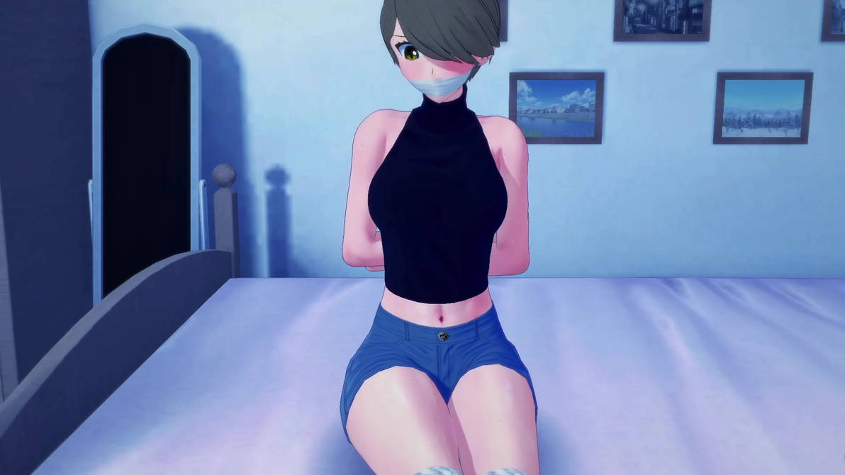 Denna stuck in self bondage (voice acting) by BoundNerd69