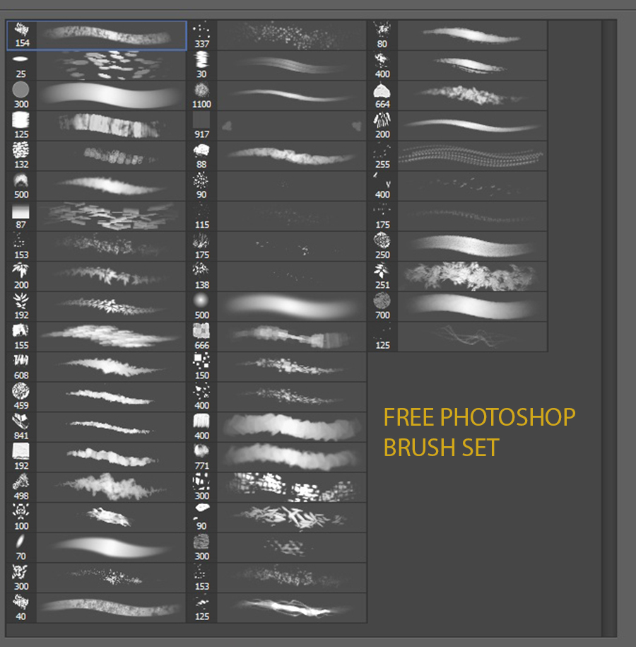 Free Photoshop enviro brush set