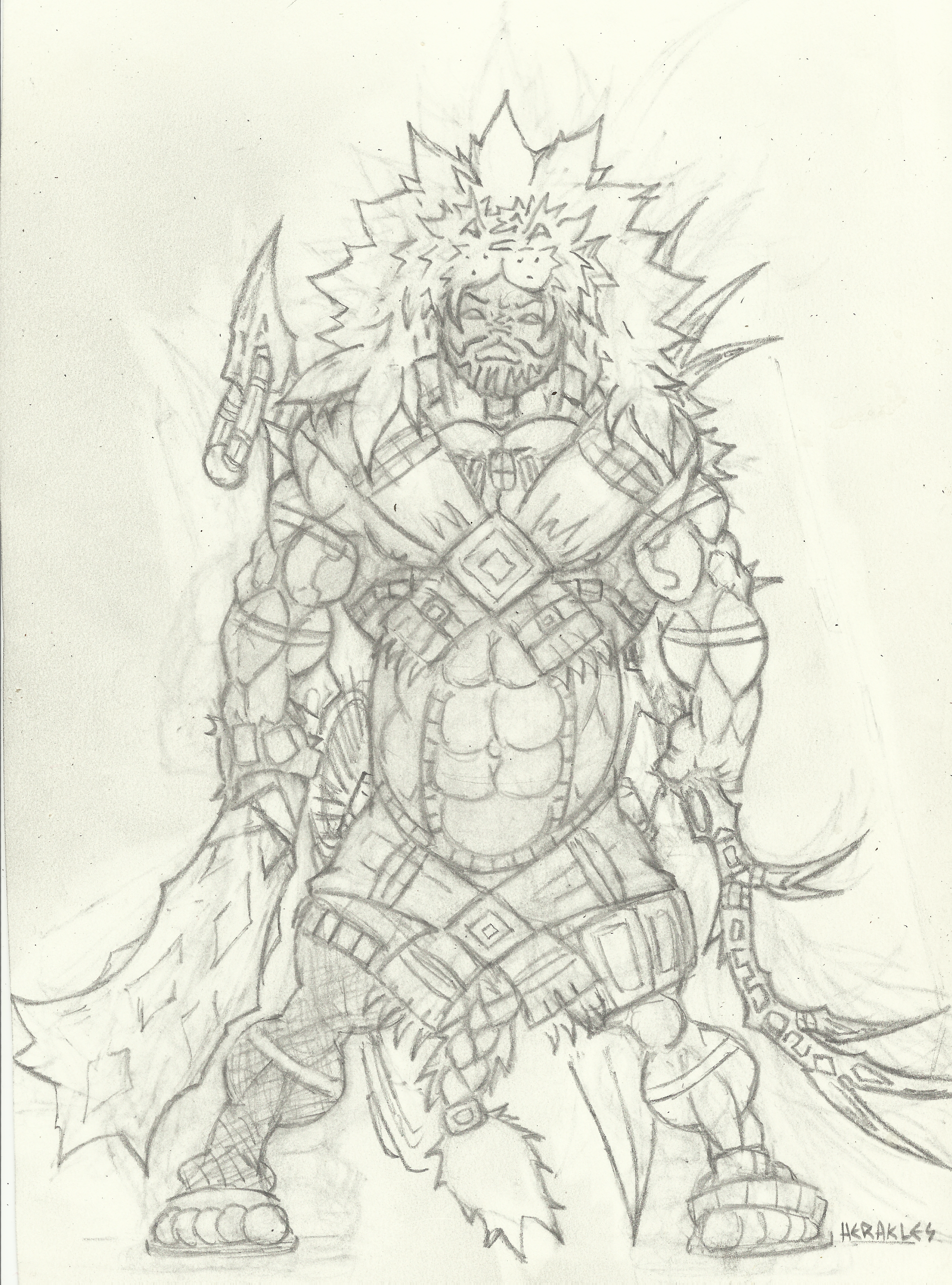 Heracles redesign (pencil no. 2)