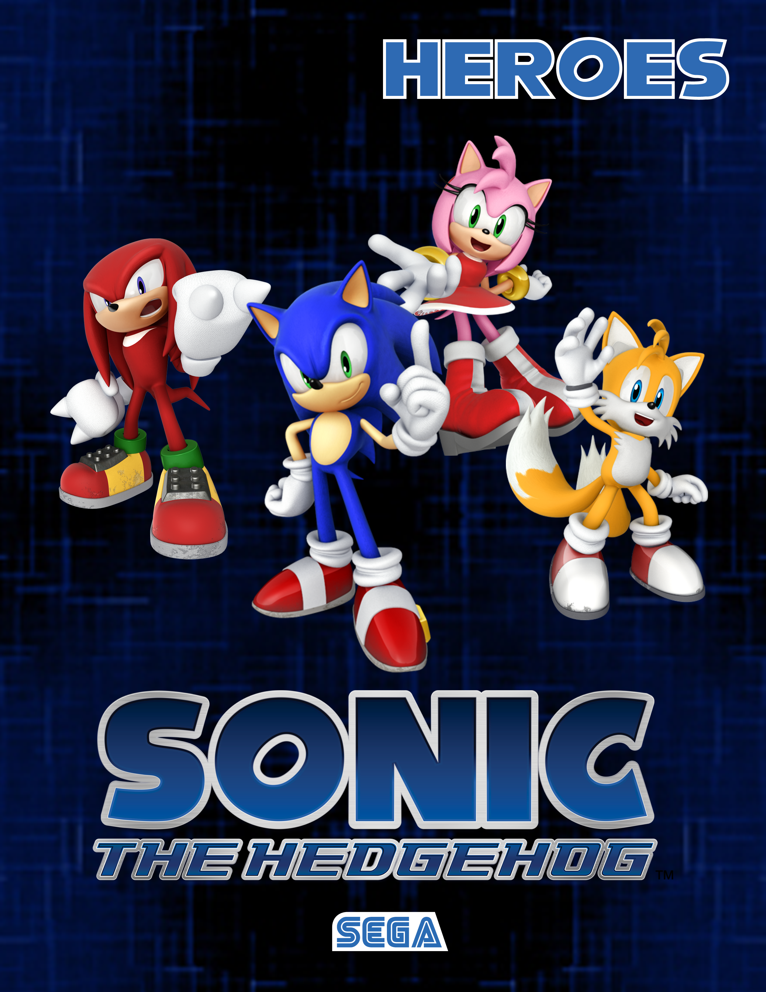 Sonic the Hedgehog Heroes Poster