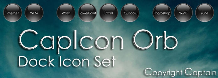 CapIcon Orb Dock Icon Set