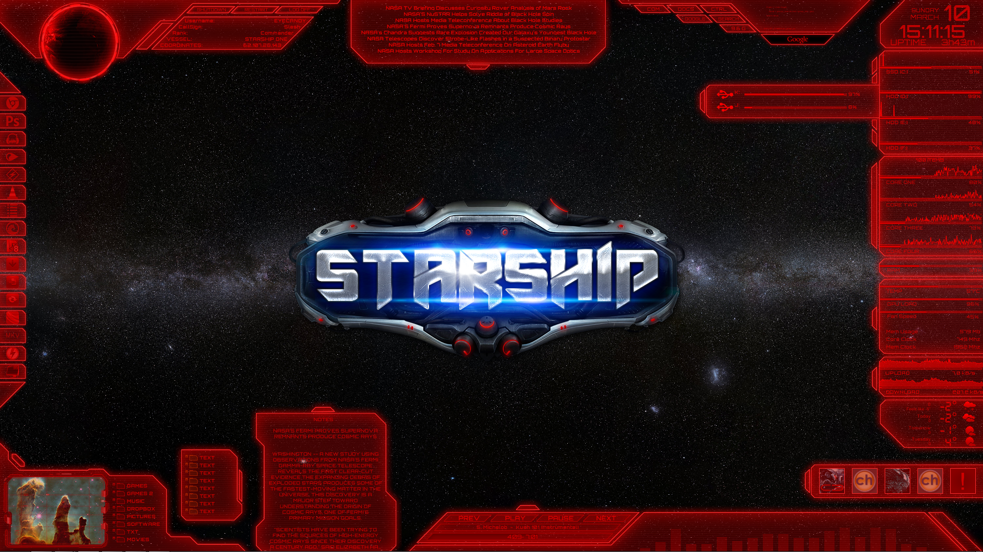 Starship Red