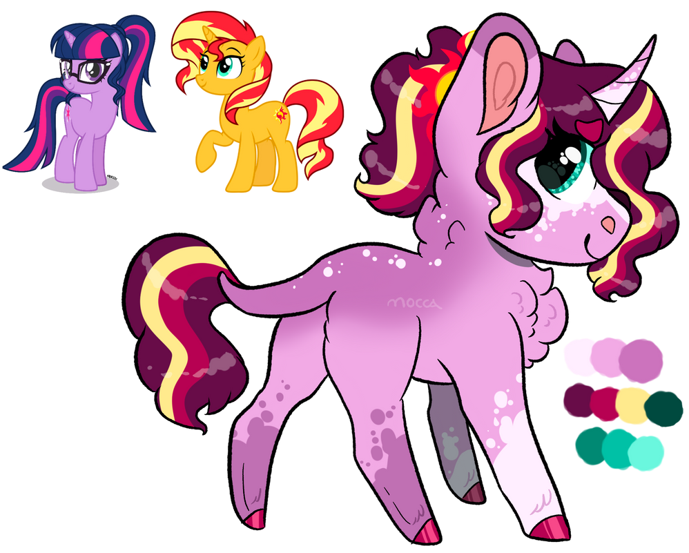 Custom:Sci Twi x Sunset by MoccaBliss on DeviantArt