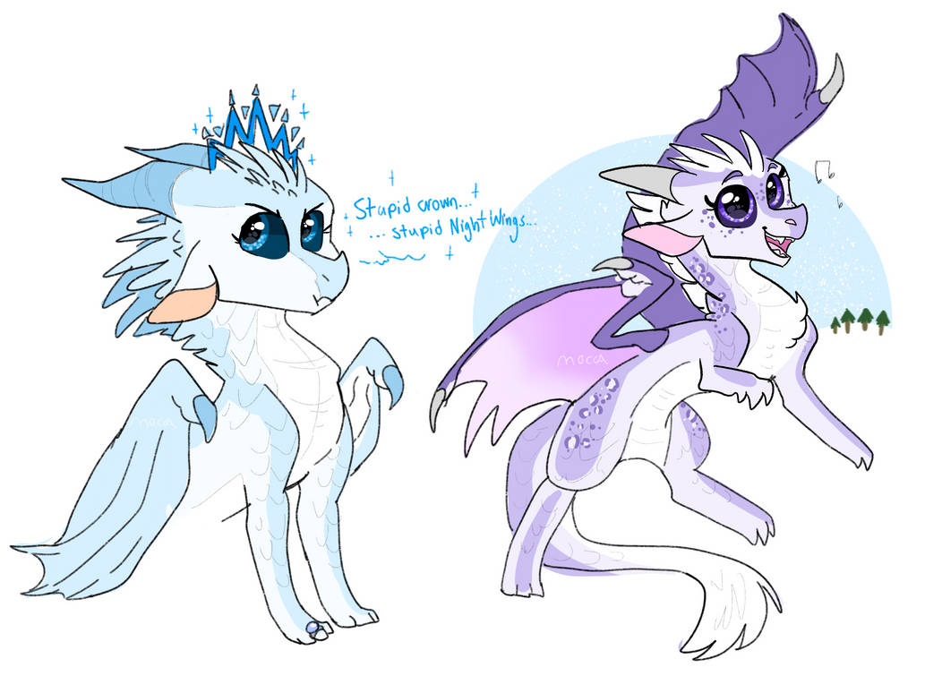 IceWing Sketches by MoccaBliss on DeviantArt