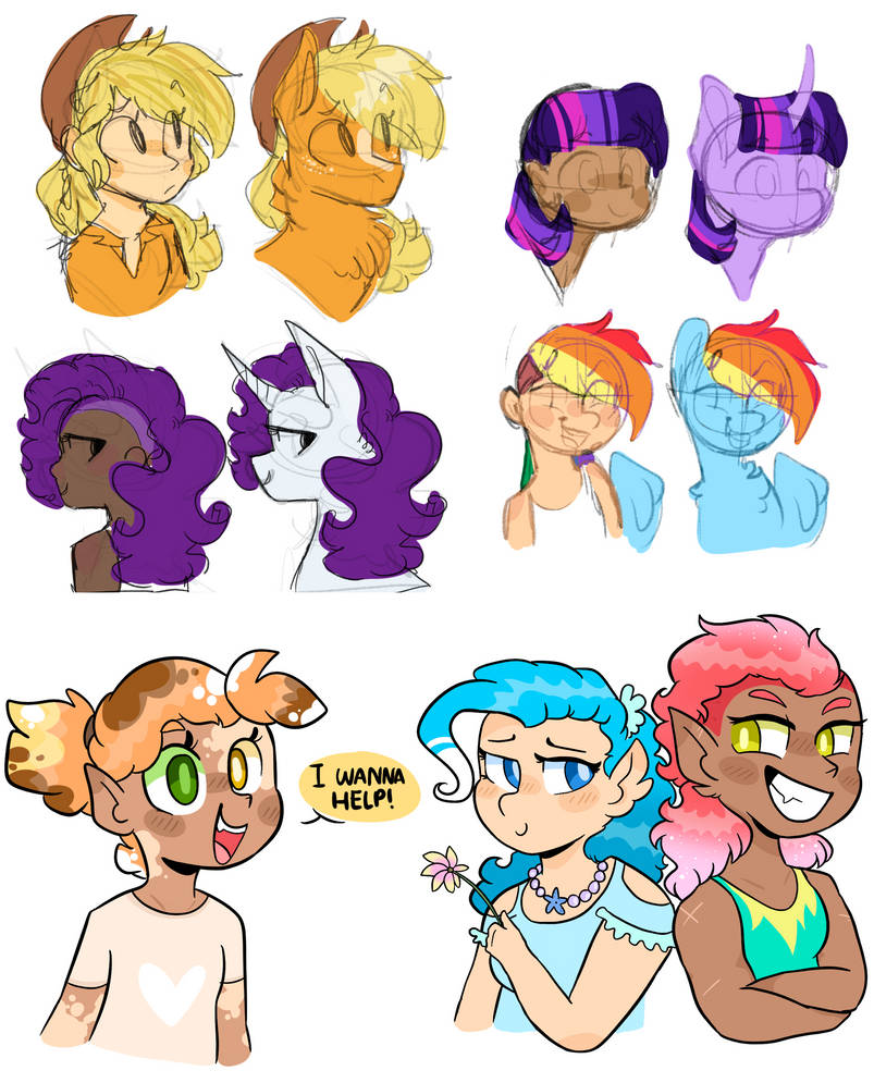 Sketch Dump by MoccaBliss on DeviantArt