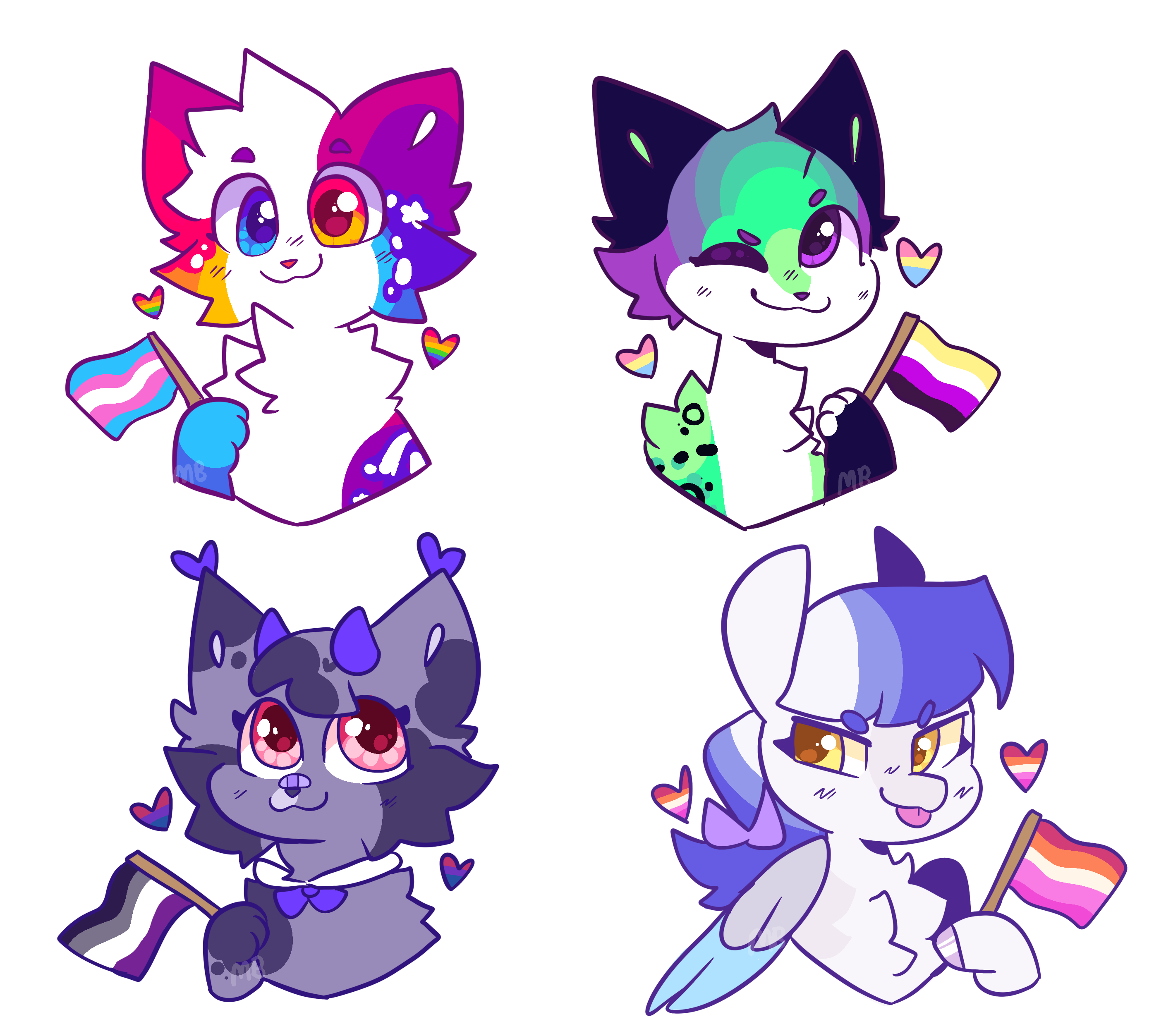 Pride Ocs by MoccaBliss on DeviantArt