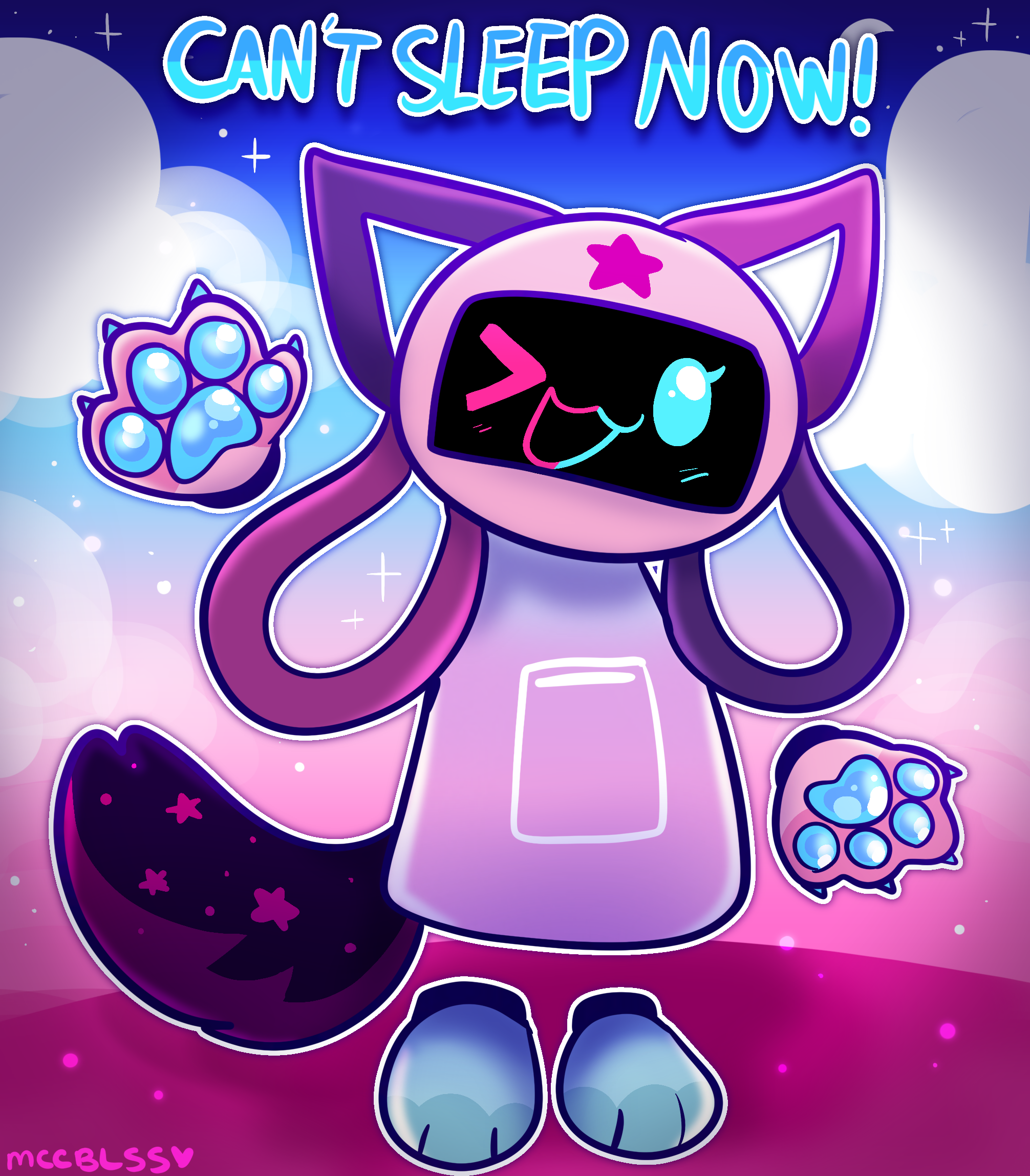 Moccabliss Blue Raspberry Cant Sleep Now! by MoccaBliss on DeviantArt